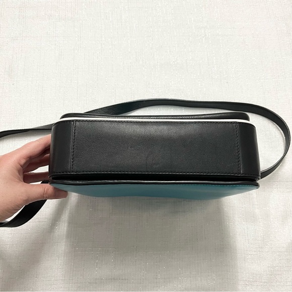 Michael Kors Collection Bag Shoulder Bag Tenby Messenger Blue Black White - Picture 7 of 11